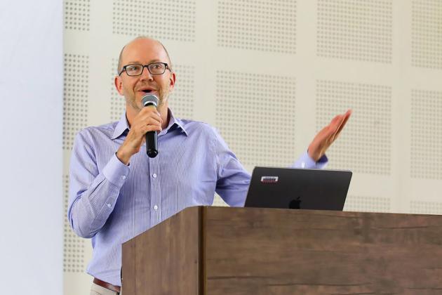 MIT professor of political science Evan Lieberman discusses his research at the Kwame Nkrumah University of Science and Technology (KNUST) in Kumasi, Ghana.
