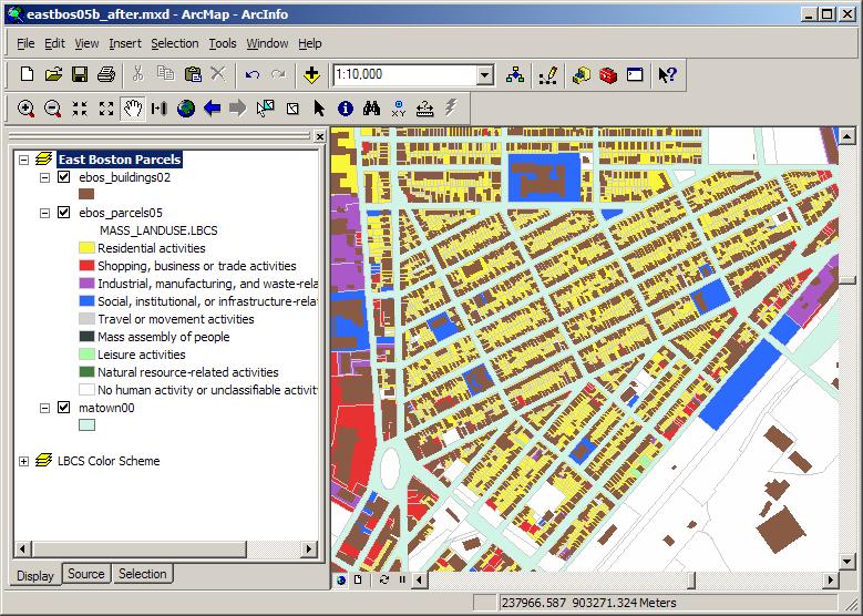 East Boston land use map