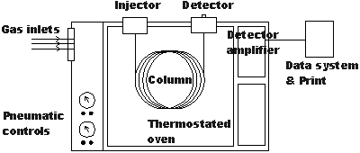gas chromatography mass spectrometry diagram