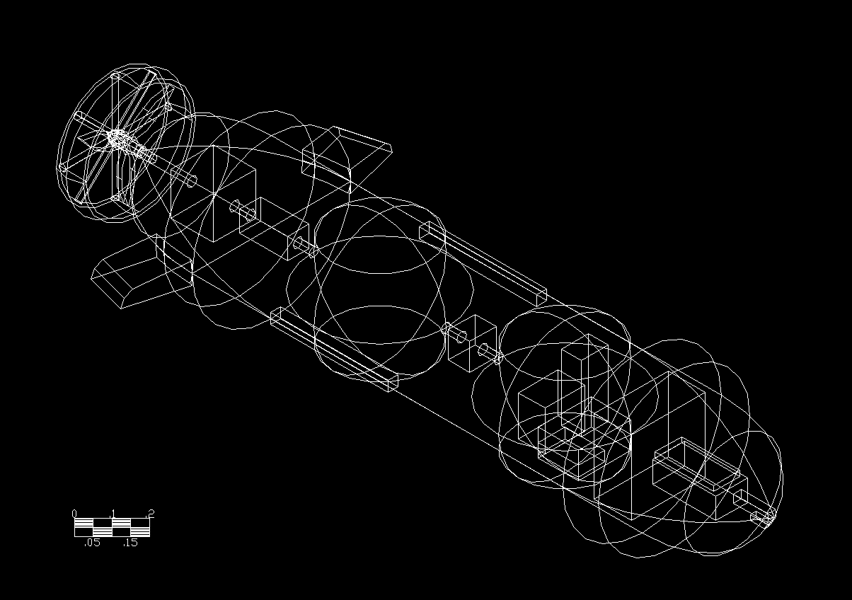 The Three Sisters, NE Isometric view