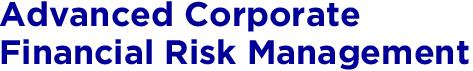 Advanced Corporate Financial Risk Management