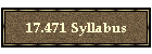 17.471 Syllabus