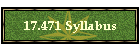 17.471 Syllabus