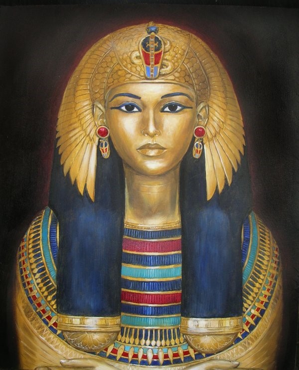 egyptian female sarcophagus