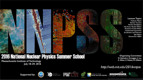 National Nuclear Physics Summer School Poster