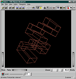 3Space Assistant wireframe