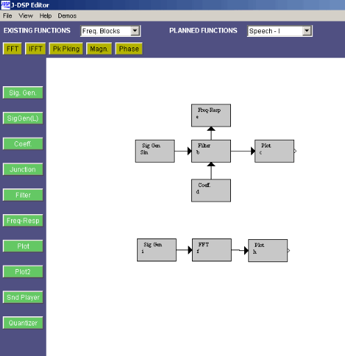 J-DSP Screen Shot