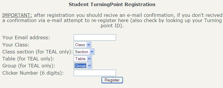 Register your device