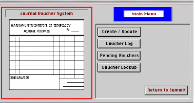 $SumMIT Journal Voucher Menu