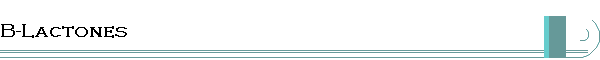 B-Lactones