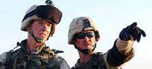 photo of soldier pointing