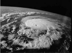 Satellite Imaging of a hurricane