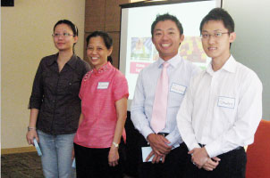 Dr Kelvin Wong (3rd from left), Head of A*STAR Graduate Academy, provided insights on the various research programmes undertaken by the agency