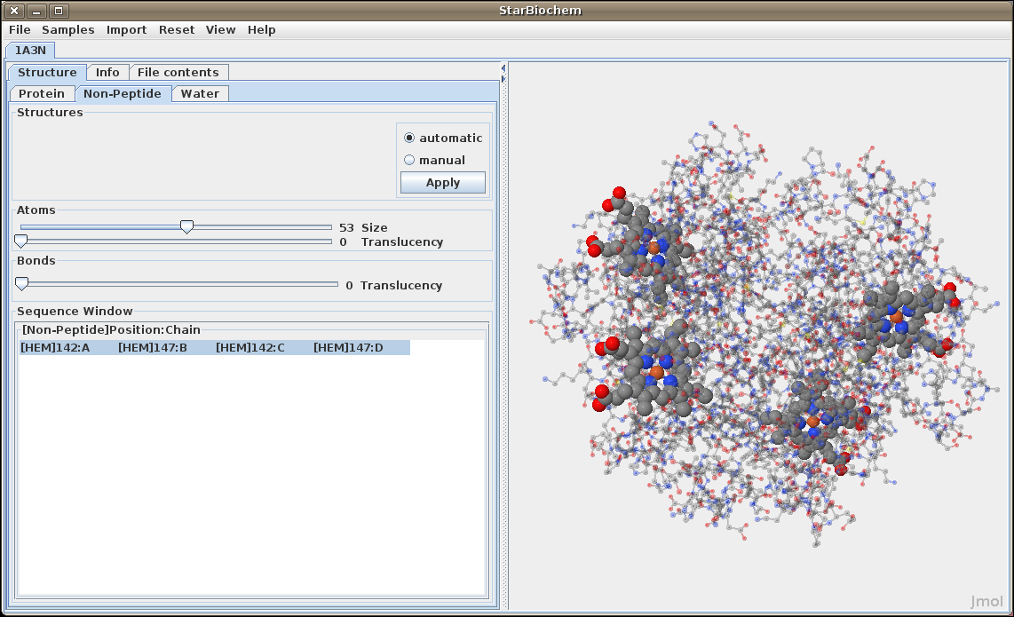 Non-Peptide Atoms