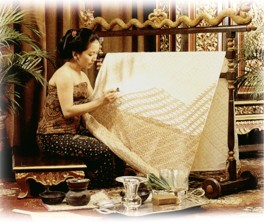 Process of making batik