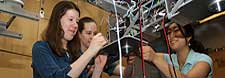 Students building rover