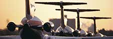 Jets on runway