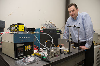 Brian Wardell in lab