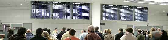 airport departure area
