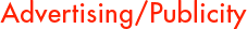 Advertising/Publicity