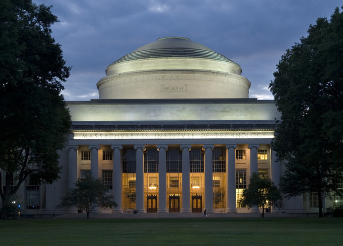 MIT Dome at night