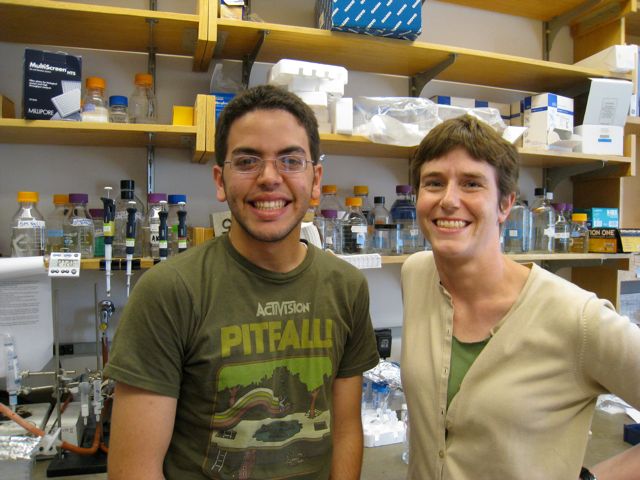 Wilfredo with Prof. Amy Keating
