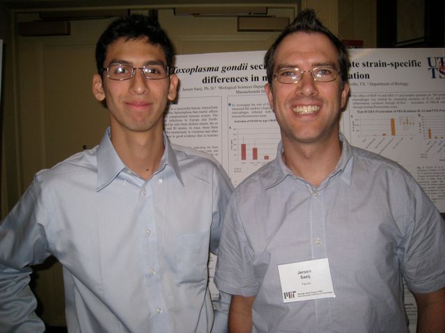 Oscar and Prof. Jeroen Saeij