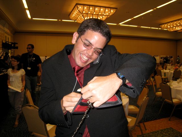 Wilfredo on the phone