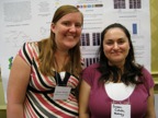 Emily Albright and Susan Cohen at the poster session