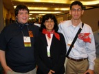 Hector, Mandana, and Oscar at the 2009 SACNAS meeting