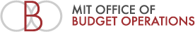 MIT Office of Budget Operations: MIT Budgeting Tools and Expertise