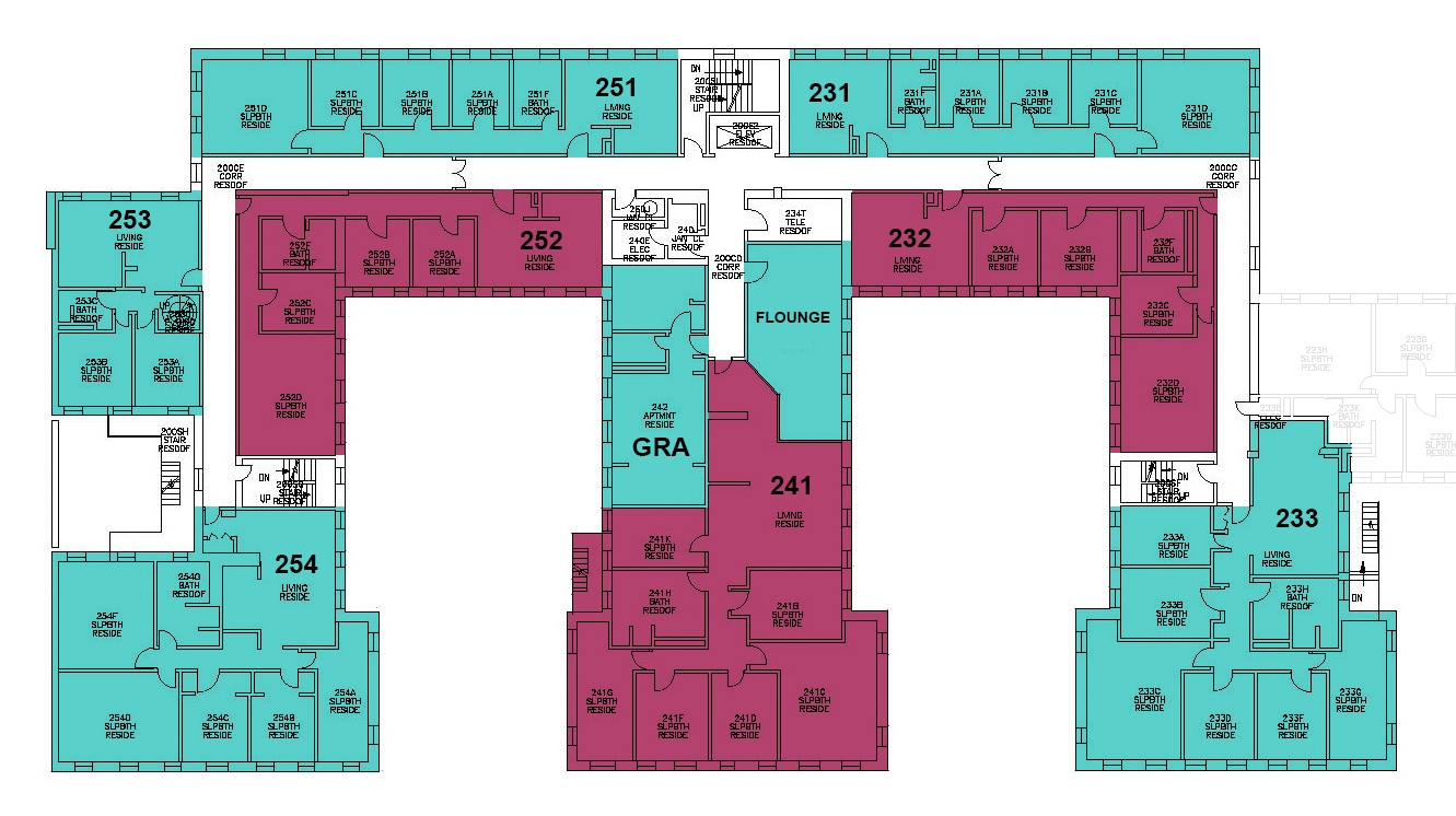 floorplan of Burton 2