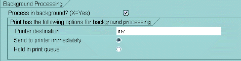 Background processing