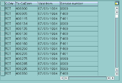 Change G/L accounts for billings roll-ups