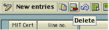 Delete button