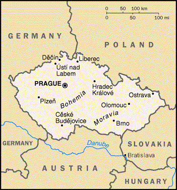 Czech Republic Map (50480 bytes)