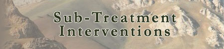 Sub-Treatment Interventions