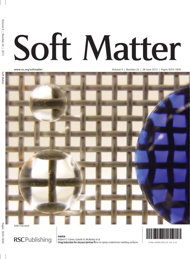 Soft Matter Cover 2013