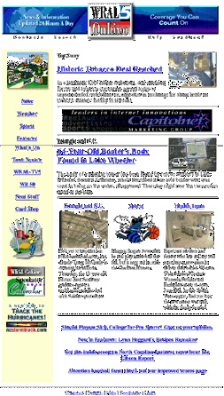 1997 WRAL Home Page