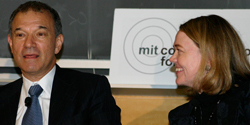 Stephen Greenblatt (left) and Diana Henderson