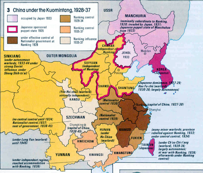 Historic 1936 Map - Beiping Shi nei wai Cheng Fen qu di tu