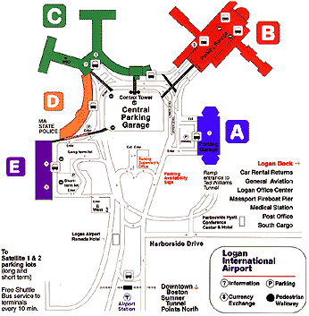 Logan Airport Map