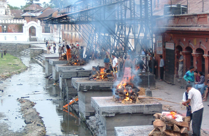 CremationPlinthsAtPashupatinath