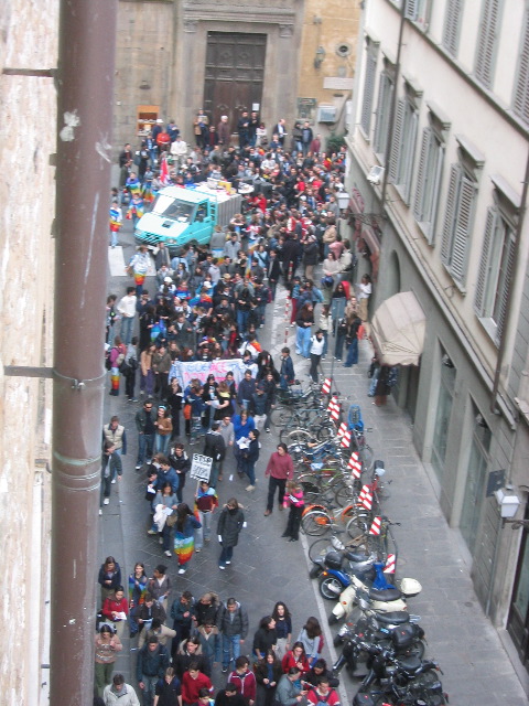 War Protests in Florence