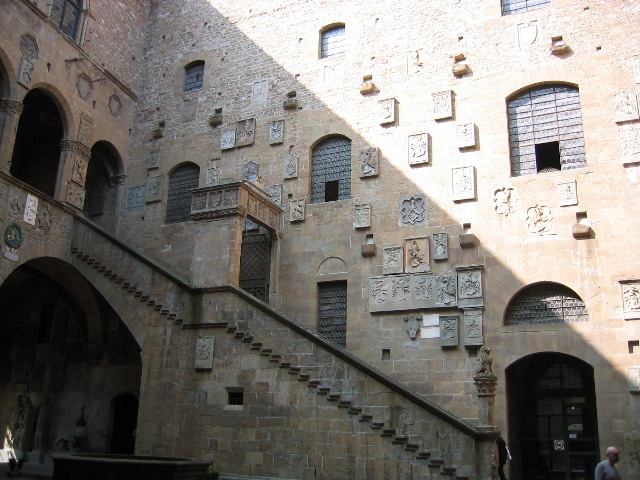 Courtyard of the Bargello Museum