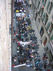 War Protests in Florence