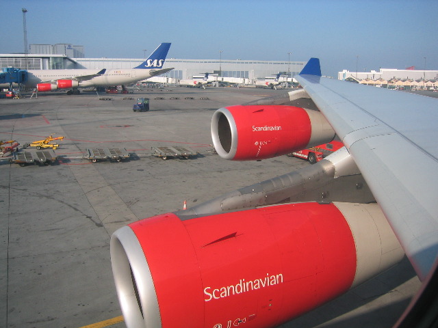 View from Business Class on the A340