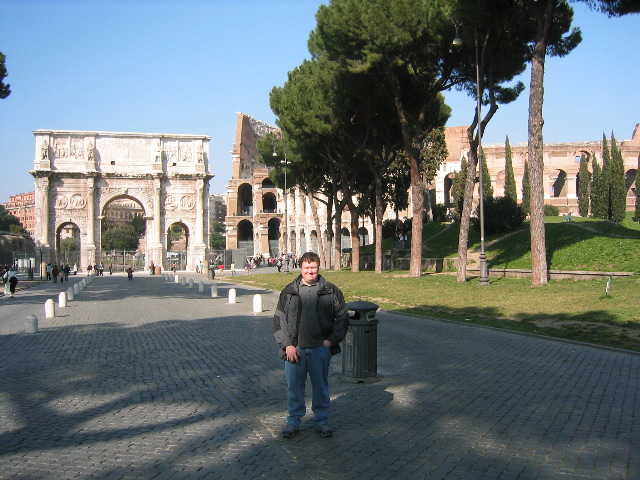 Doug and the Arch of Constantine