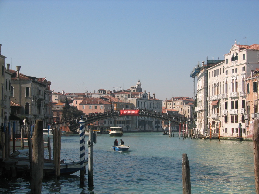 Accademia Bridge viewed from the Guggenheim