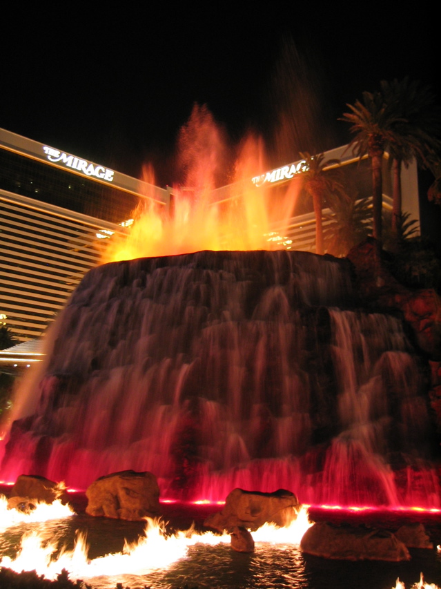 Mirage "volcano"